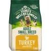 JAMES WELLBELOVED Turkey & Rice Adult Small Breed 1.5kg