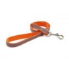 Ancol Lead Reflective Bone Orange