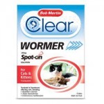 Bob Martin Clear Spot On Wormer - Cats & Kittens