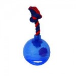 Zeus Spark Tug Ball with Flashing LED - Blue Small