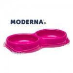 Smarty Bowl Double 2 x 200ml Hot Pink