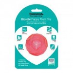 Rosewood Biosafe Puppy Treat Ball Pink