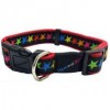 Hemm & Boo Stars Collar Black Small