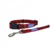 Hemm & Boo Tartan Collar Red Medium