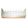 WOODEN FEEDER - DIVIDER - PLASTIC BOWL - 60 CM