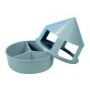 PLASTIC GRIT FEEDER WITH COMPARTMENT