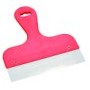 SCRAPER PLASTIC RED HANDLE - 13 CM