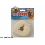 70g WHITE RAWHIDE DONUT IN OPP  BAG K9 KITCHEN