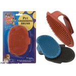 3 ASST COL PVC PET GROOMING  PAD ON SLIDE BLISTER CARD