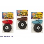 PET TYRE SHOE SQUEAKY TOY  IN OPP BAG W/HEADER CARD