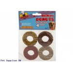 4PC 45G MUNCHY DONUTS  DOG CHEWS