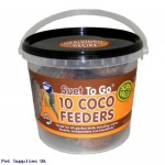 SUET TO GO Half Filled Coconuts Tub Of 10