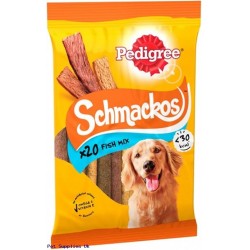 Pedigree Schmackos Dog Treats With Fish (20 Treats) x 12 packs